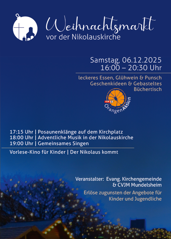 Weihnachtsmarkt Flyer